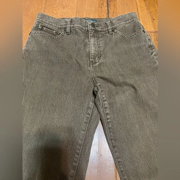 LRL Ralph Lauren Jeans Co Size 8 Brown Classic Straight Leg Denim Women - Picture 3 of 10